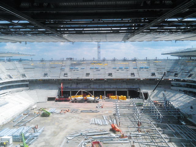 Grand stade de Bordeaux - Comportement vibratoire des tribunes