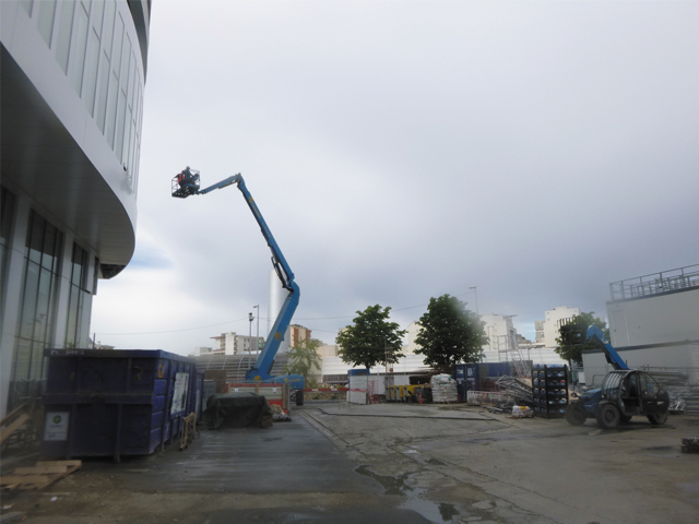 Arena - Mesures de façades sur nacelle