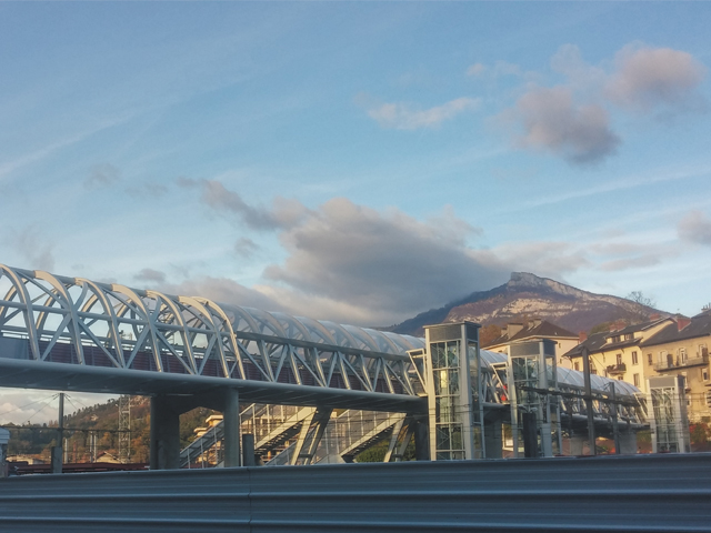 Passerelle de la gare de Chambéry