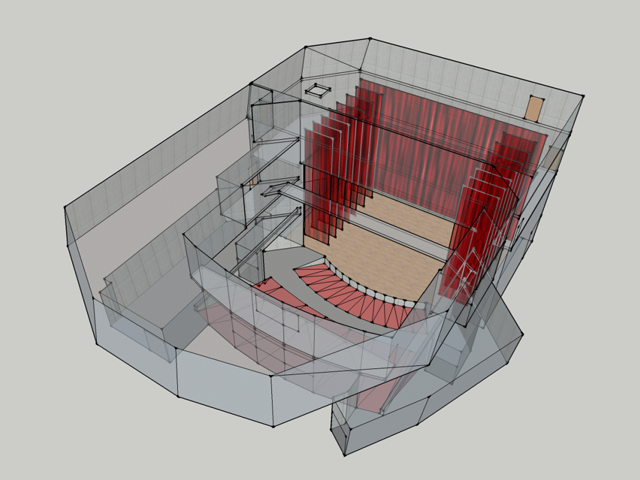 Modelisation AVLS de la grande salle