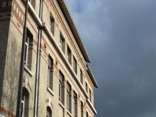 Vue du bâtiment réhabilité