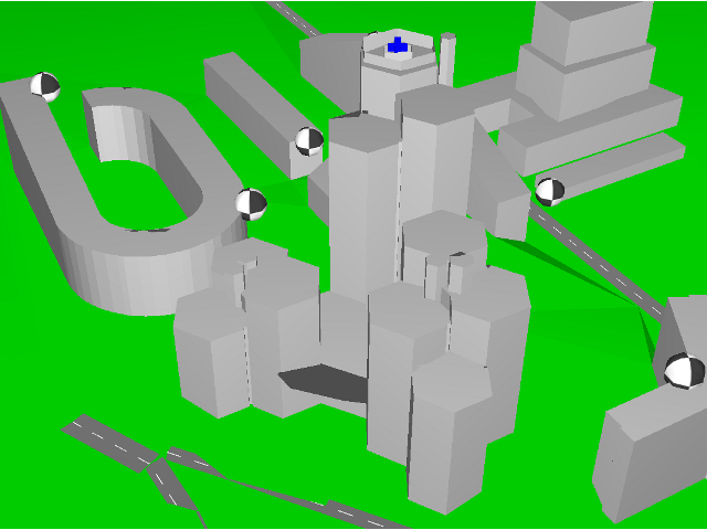 Modèle 3D du projet sous CadnaA