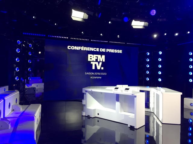 Plateaux TV et studios pour BFM-TV et RMC - AVLS