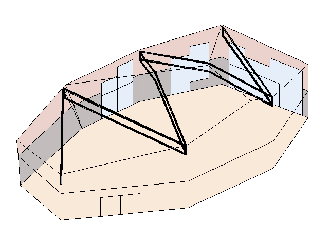 Modèle acoustique de la salle évènementielle