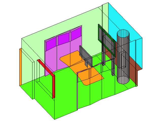 Modele 3D CATT - Cabine A