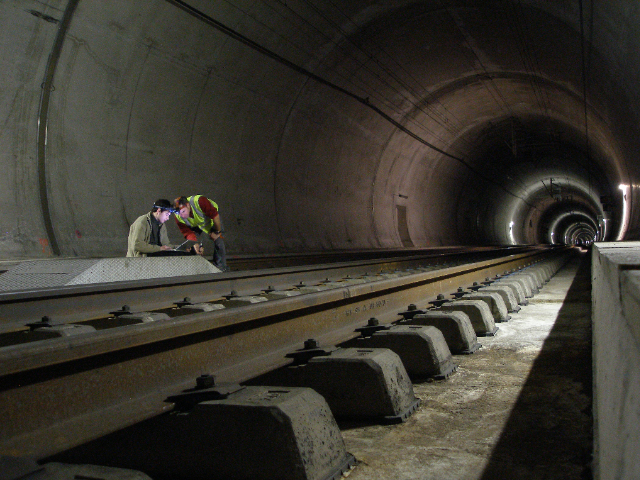 Préparation des mesures vibratoires en tunnel