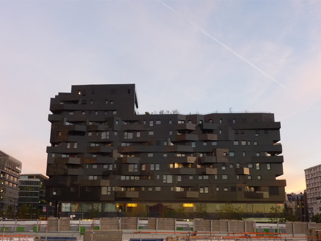 Vue du batiment après livraison