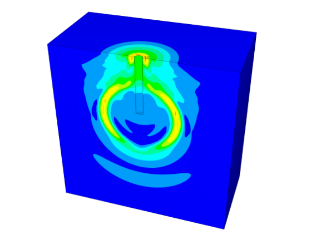 Calcul de propagation dans le terrain