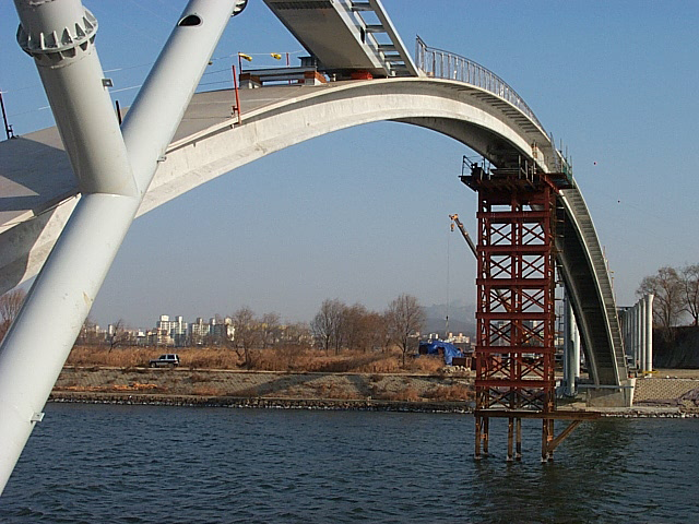 Vue de la passerelle